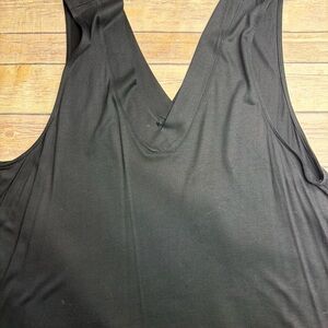Banana Republic Black V-Neck Tank Top